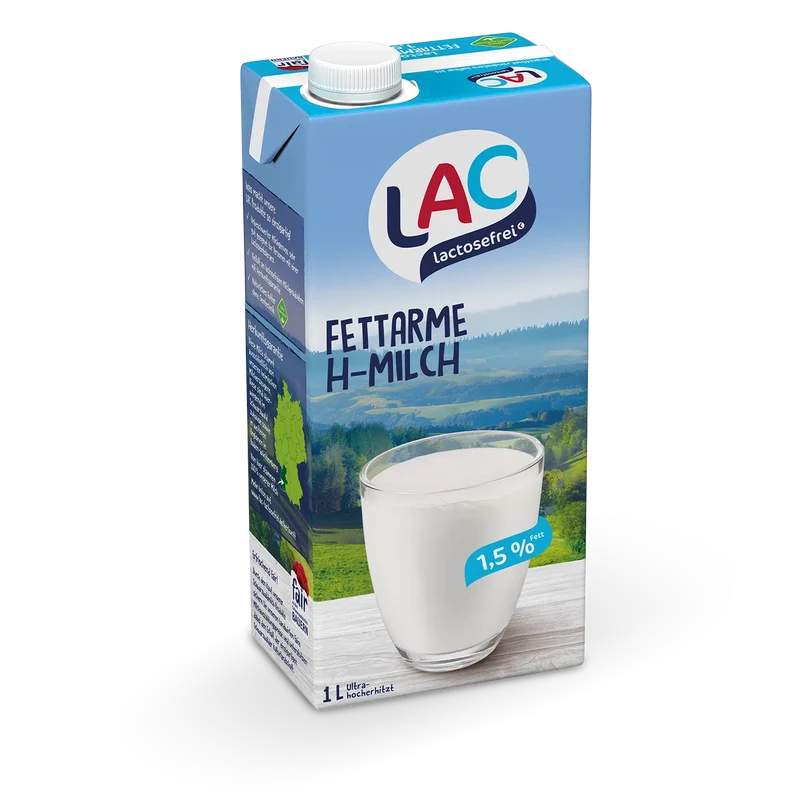 LACtosefreie haltbare Milch fettarm 1,5 %